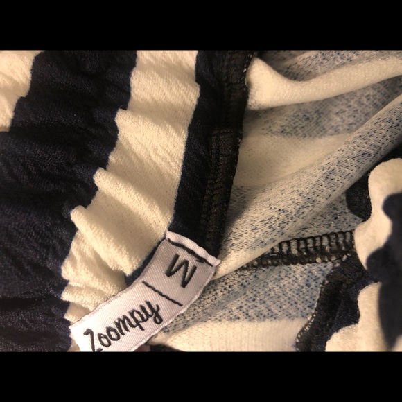 Striped trouser pants - navy and white - Picture 4 of 4